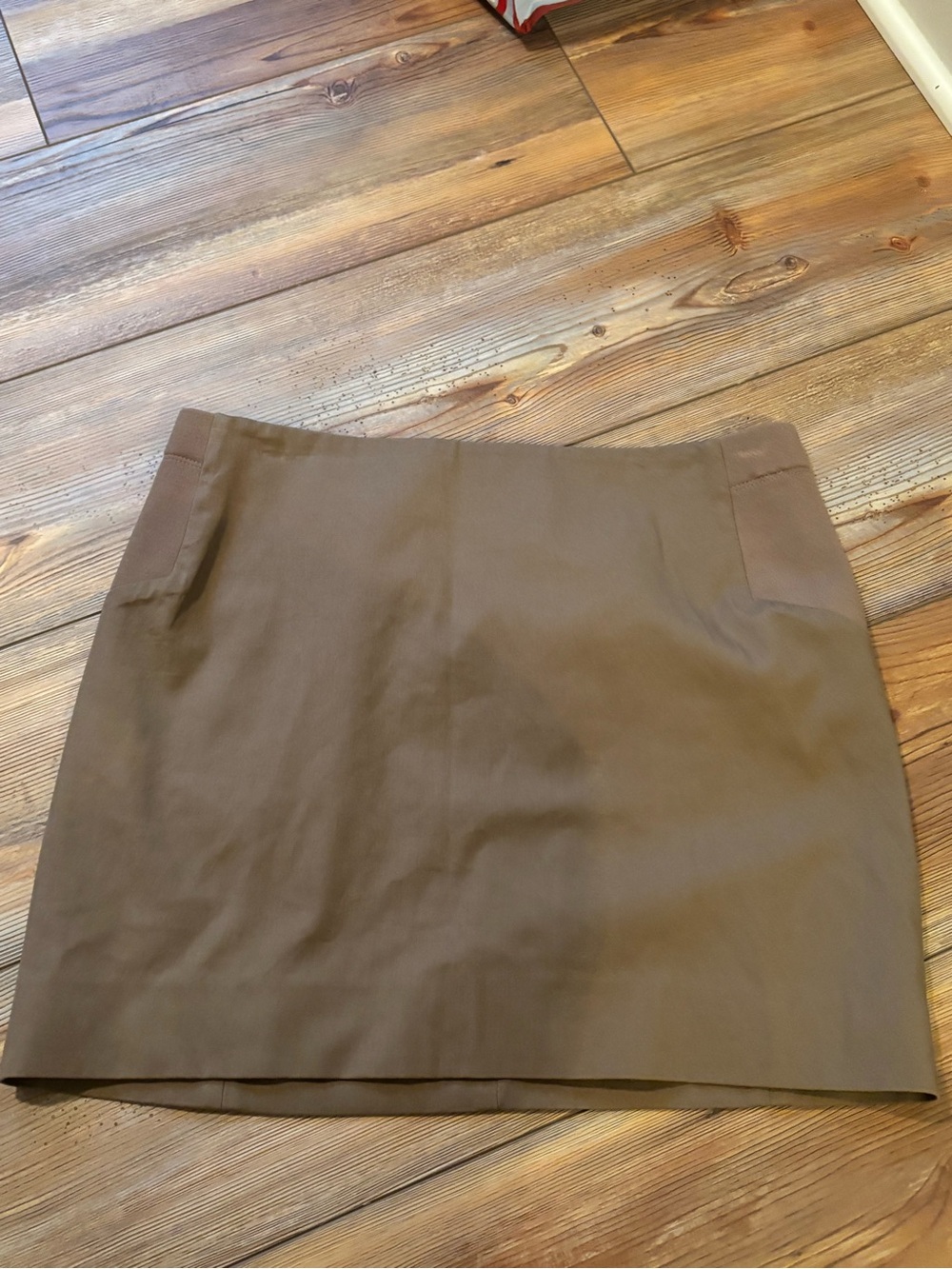 BCBGMaxAzria Brown Tailored Mini Skirt